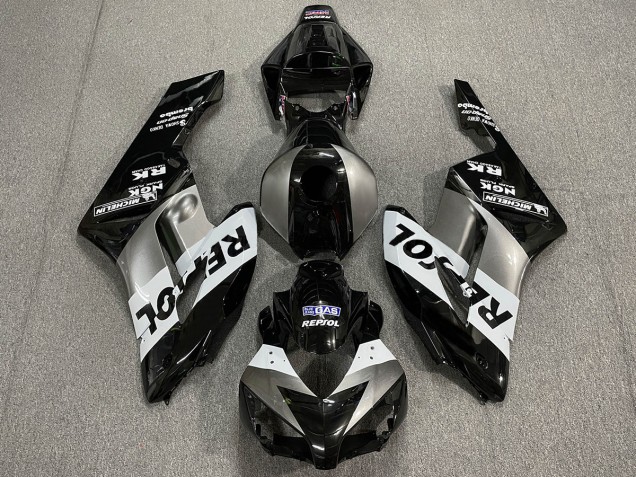 2004-2005 Plata Negro Repsol Honda CBR1000RR Carenado Moto