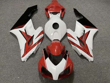 2004-2005 Rojo Blanco & Negro Brillo Honda CBR1000RR Carenado Moto