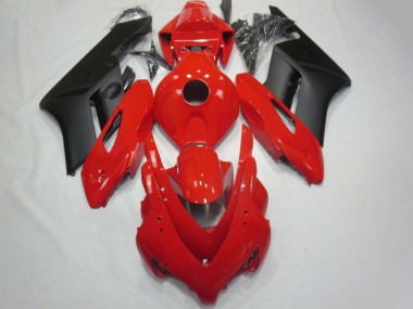 2004-2005 Rojo Brillante & Negro Mate Honda CBR1000RR Carenado Moto