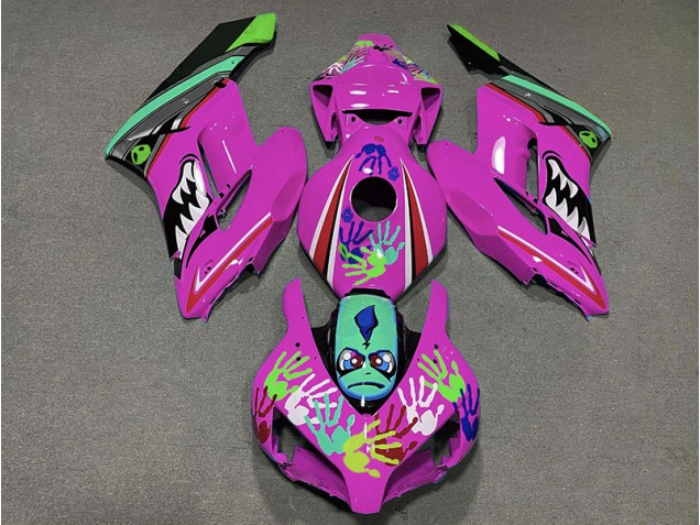 2004-2005 Tiburón Rosa Honda CBR1000RR Carenado Moto 2004-2005 Tiburón Rosa Honda CBR1000RR Carenado Moto