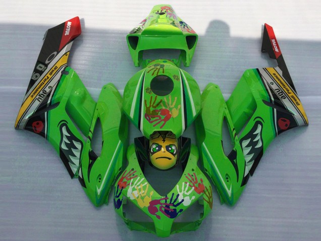 2004-2005 Tiburón Verde Honda CBR1000RR Carenado Moto 2004-2005 Tiburón Verde Honda CBR1000RR Carenado Moto