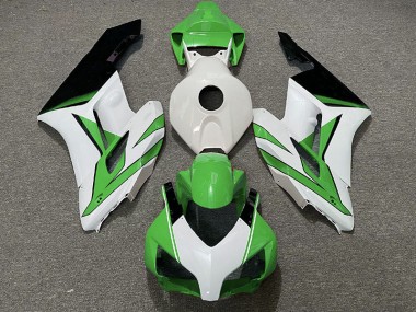 2004-2005 Verde Blanco & Negro Brillo Honda CBR1000RR Carenado Moto