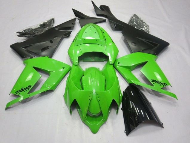 2004-2005 Verde Total Kawasaki ZX10R Carenado Moto 2004-2005 Verde Total Kawasaki ZX10R Carenado Moto