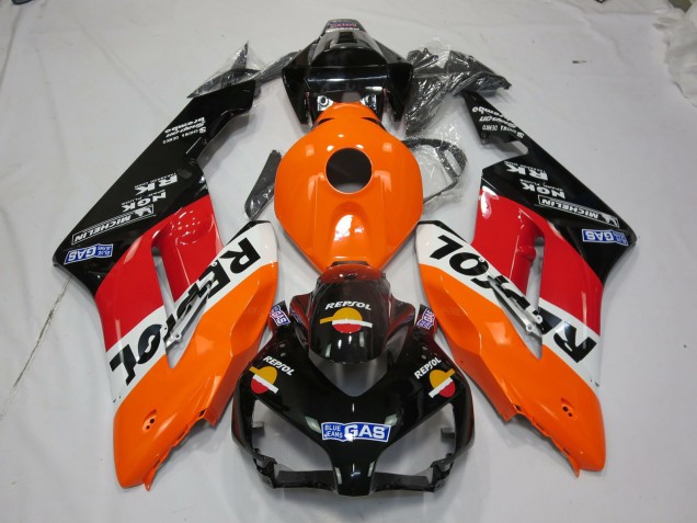 2004-2005 Vibrante Repsol Con Logos Honda CBR1000RR Carenado Moto 2004-2005 Vibrante Repsol Con Logos Honda CBR1000RR Carenado Moto