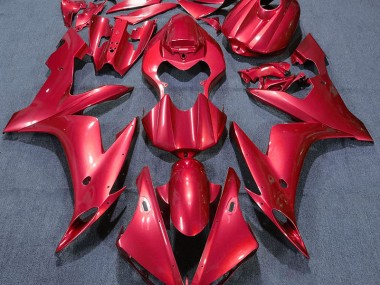 2004-2006 Rojo Sólido Yamaha R1 Carenado Moto