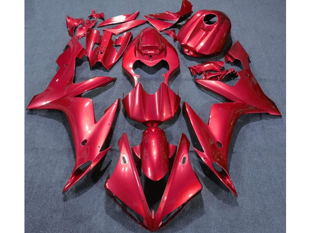 2004-2006 Rojo Sólido Yamaha R1 Carenado Moto 2004-2006 Rojo Sólido Yamaha R1 Carenado Moto