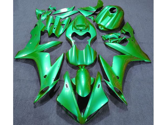 2004-2006 Verde Solido Yamaha R1 Carenado Moto 2004-2006 Verde Solido Yamaha R1 Carenado Moto