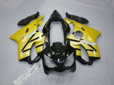 2004-2007 Amarillo Perla Negro Brillo Honda CBR600 F4i Carenado Moto