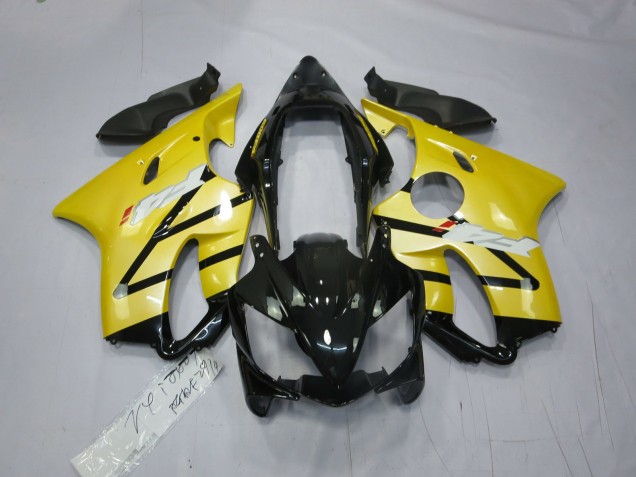 2004-2007 Amarillo Perla Negro Brillo Honda CBR600 F4i Carenado Moto 2004-2007 Amarillo Perla Negro Brillo Honda CBR600 F4i Carenado Moto