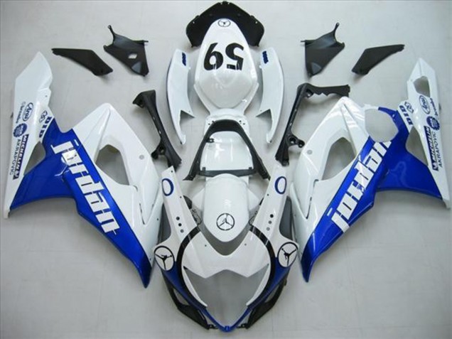 2005-2006 Azul Jordan Suzuki GSXR 1000 Carenado Moto 2005-2006 Azul Jordan Suzuki GSXR 1000 Carenado Moto