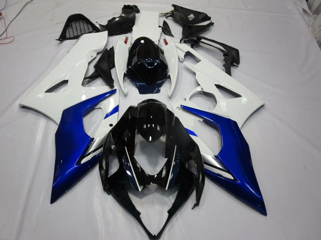 2005-2006 Blanco & Azul Suzuki GSXR 1000 Carenado Moto 2005-2006 Blanco & Azul Suzuki GSXR 1000 Carenado Moto