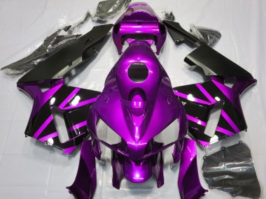 2005-2006 Diseño Morado & Negro Brillante Honda CBR600RR Carenado Moto