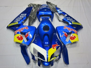 2005-2006 Estilo Azul Rojo Toro Honda CBR600RR Carenado Moto