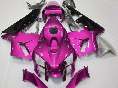 2005-2006 Estilo Cbr Rosa Fuerte Honda CBR600RR Carenado Moto