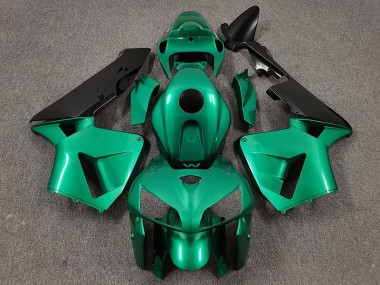 2005-2006 Estilo Cbr Verde Azulado Honda CBR600RR Carenado Moto