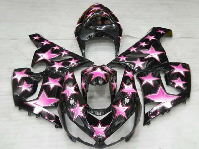 2005-2006 Estrella Rosa Kawasaki ZX6R Carenado Moto 2005-2006 Estrella Rosa Kawasaki ZX6R Carenado Moto