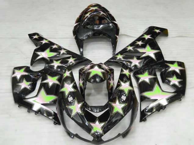 2005-2006 Estrella Verde Kawasaki ZX6R Carenado Moto 2005-2006 Estrella Verde Kawasaki ZX6R Carenado Moto