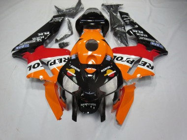 2005-2006 Fondo Negro Repsol Honda CBR600RR Carenado Moto