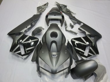 2005-2006 Gris Mate & Negro Honda CBR600RR Carenado Moto