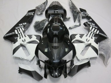 2005-2006 Logotipo De Punisher En Blanco & Negro Mate Honda CBR600RR Carenado Moto