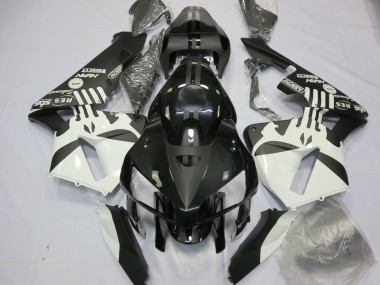 2005-2006 Logotipos En Negro Mate & Puisher Honda CBR600RR Carenado Moto