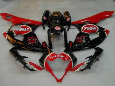 2005-2006 Negro Lucky Strike Suzuki GSXR 1000 Carenado Moto