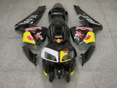 2005-2006 Negro Rojo Toro Honda CBR600RR Carenado Moto