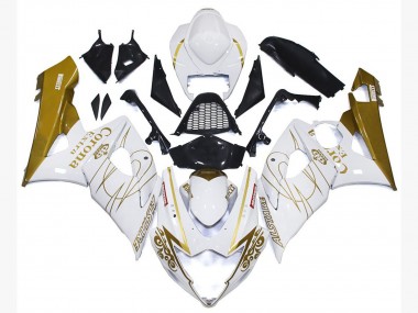 2005-2006 Oro Brillo Corona Personalizado Suzuki GSXR 1000 Carenado Moto