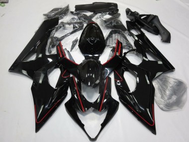 2005-2006 Rojo Brillante & Negro Suzuki GSXR 1000 Carenado Moto