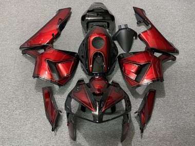 2005-2006 Rojo Caramelo Intenso Honda CBR600RR Carenado Moto