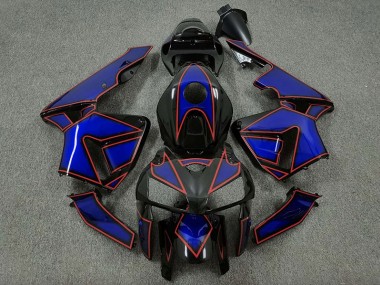 2005-2006 Tortuga Azul & Roja Honda CBR600RR Carenado Moto