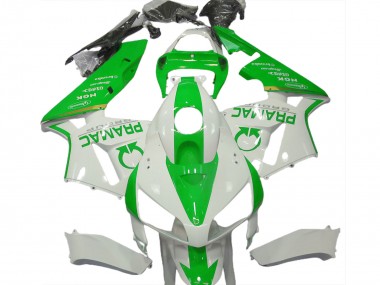 2005-2006 Verde Claro & Blanco Pramac Honda CBR600RR Carenado Moto