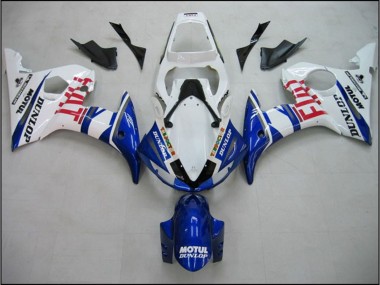 2005 Azul Fiat Yamaha R6 Carenado Moto