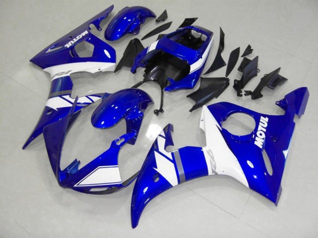 2005 Azul Motul Yamaha R6 Carenado Moto
