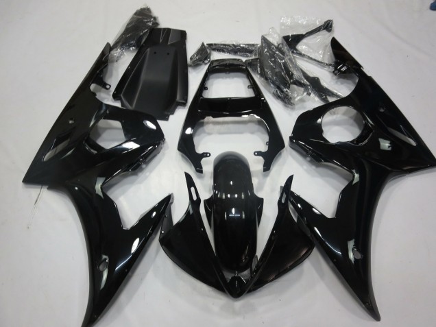 2005 Negro Brillante Yamaha R6 Carenado Moto 2005 Negro Brillante Yamaha R6 Carenado Moto
