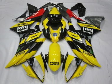 2006-2007 Amarillo Motul Yamaha R6 Carenado Moto