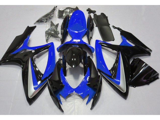 2006-2007 Azul Brillante Descolorido Suzuki GSXR 600-750 Carenado Moto 2006-2007 Azul Brillante Descolorido Suzuki GSXR 600-750 Carenado Moto