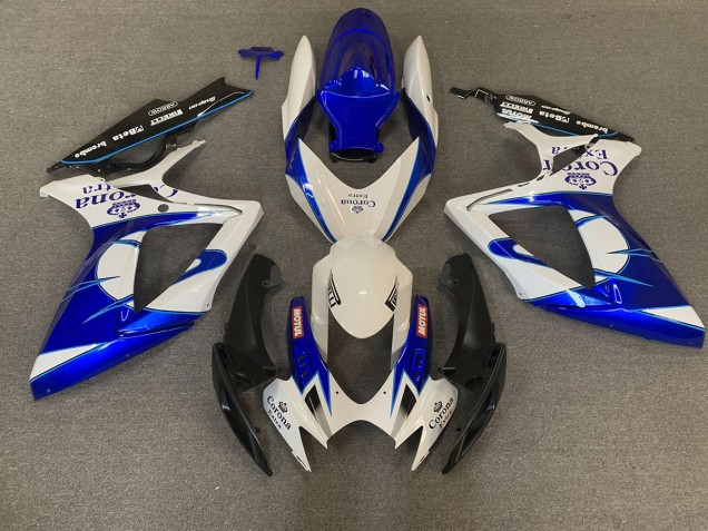 2006-2007 Azul Corona Suzuki GSXR 600-750 Carenado Moto 2006-2007 Azul Corona Suzuki GSXR 600-750 Carenado Moto