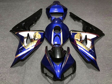 2006-2007 Azul & Dorado Honda CBR1000RR Carenado Moto