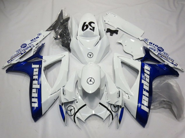 2006-2007 Azul Jordan Suzuki GSXR 600-750 Carenado Moto 2006-2007 Azul Jordan Suzuki GSXR 600-750 Carenado Moto