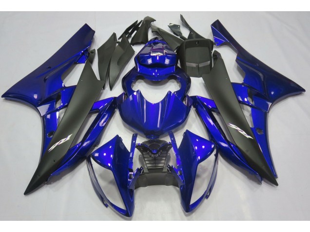 2006-2007 Azul Metalizado & Negro Yamaha R6 Carenado Moto 2006-2007 Azul Metalizado & Negro Yamaha R6 Carenado Moto