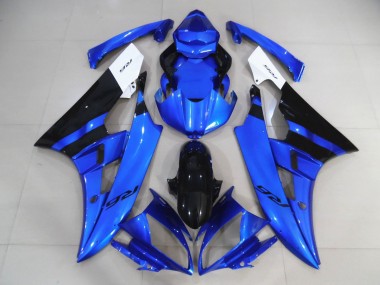 2006-2007 Azul Personalizado Yamaha R6 Carenado Moto