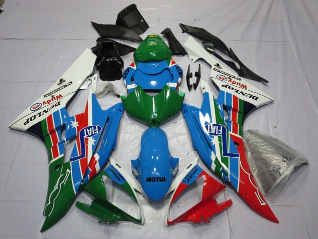 2006-2007 Clásico Dunlop Yamaha R6 Carenado Moto 2006-2007 Clásico Dunlop Yamaha R6 Carenado Moto