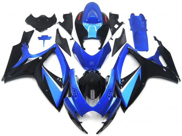2006-2007 Especial Azul & Negro Suzuki GSXR 600-750 Carenado Moto 2006-2007 Especial Azul & Negro Suzuki GSXR 600-750 Carenado Moto