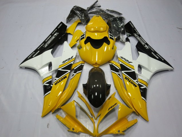 2006-2007 Estilo Amarillo Motul OEM Yamaha R6 Carenado Moto 2006-2007 Estilo Amarillo Motul OEM Yamaha R6 Carenado Moto
