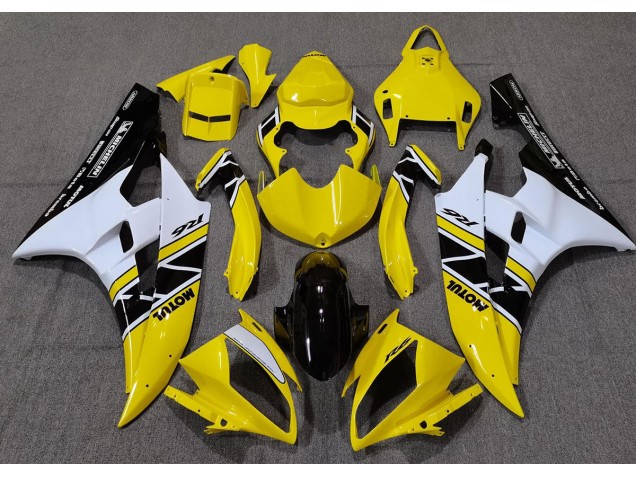 2006-2007 Estilo Amarillo OEM Yamaha R6 Carenado Moto 2006-2007 Estilo Amarillo OEM Yamaha R6 Carenado Moto