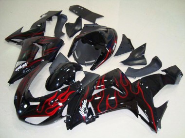 2006-2007 Llama Roja Kawasaki ZX10R Carenado Moto