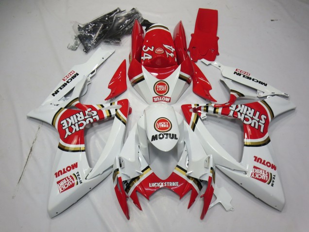 2006-2007 Lucky Strike Suzuki GSXR 600-750 Carenado Moto 2006-2007 Lucky Strike Suzuki GSXR 600-750 Carenado Moto