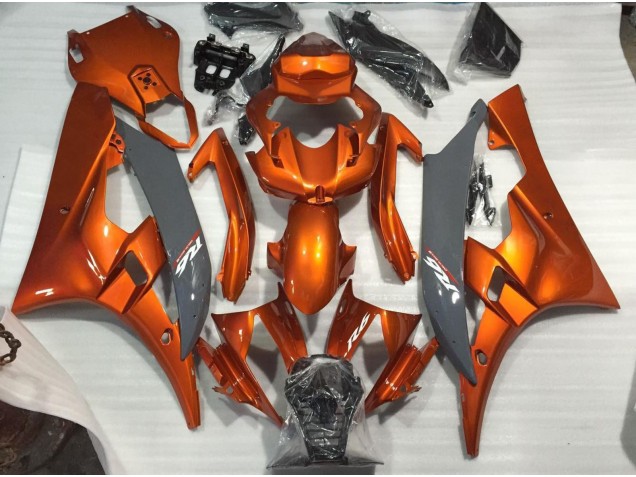 2006-2007 Naranja Quemada & Nardo Yamaha R6 Carenado Moto 2006-2007 Naranja Quemada & Nardo Yamaha R6 Carenado Moto