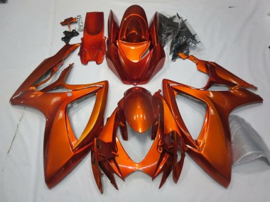 2006-2007 Naranja Quemada Suzuki GSXR 600-750 Carenado Moto